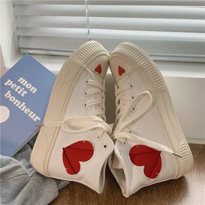 Love high top canvas shoes HA1645 - Image 10