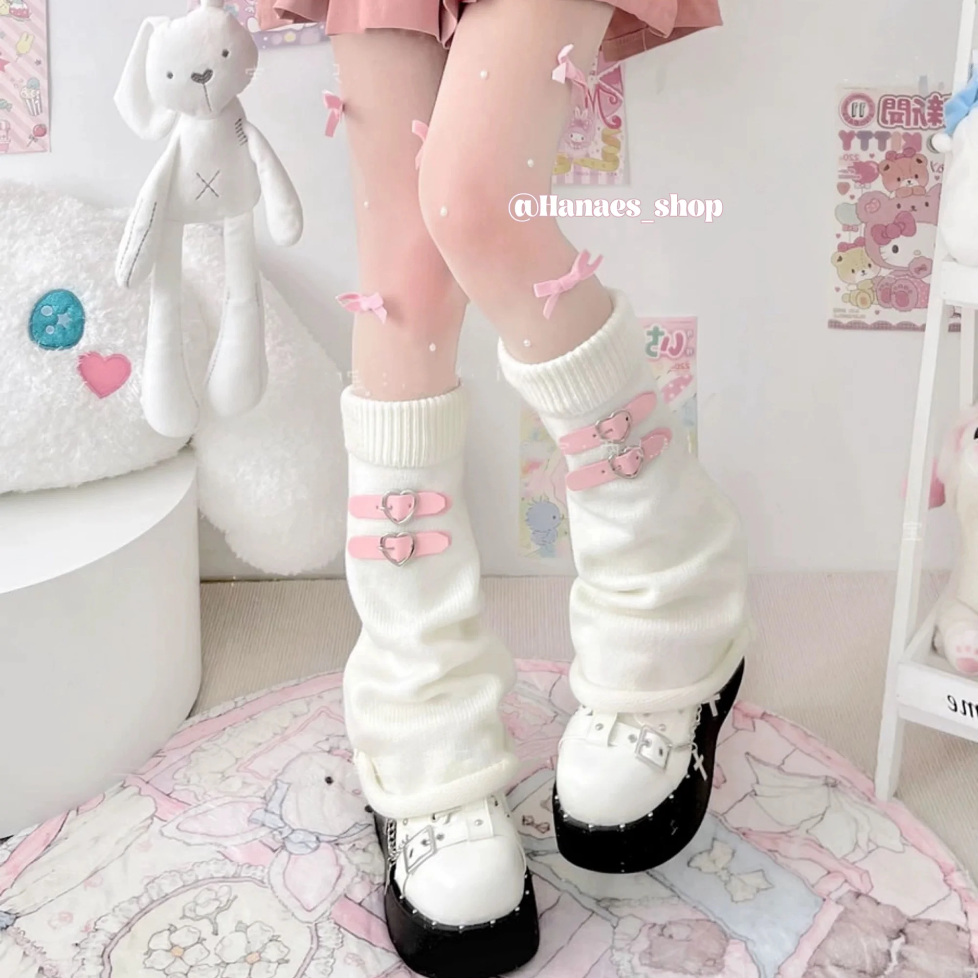 Love knitted leg warmers HA2469 - Image 3
