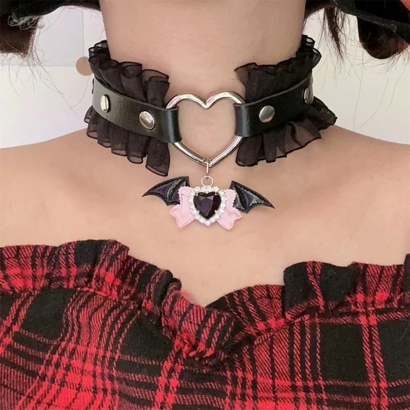 Love Lace Rhinestone Choker   HA1679 - Image 3