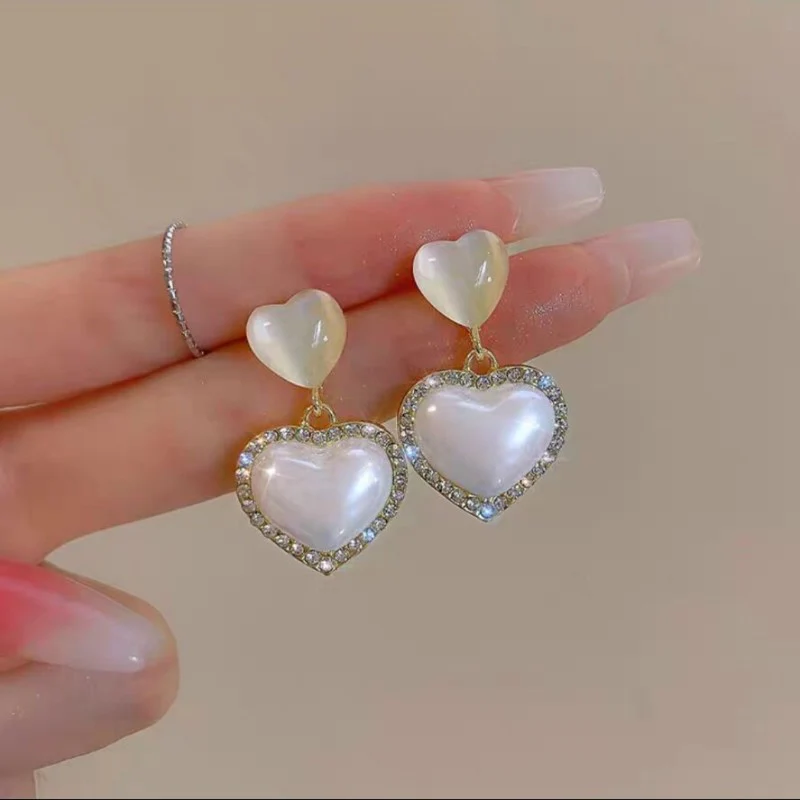 Love pearl necklace   HA1262 - Image 2