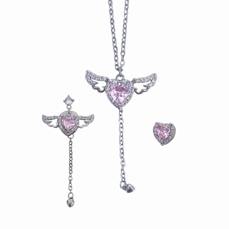 Love Wings Tassel Necklace   HA1225 - Image 5