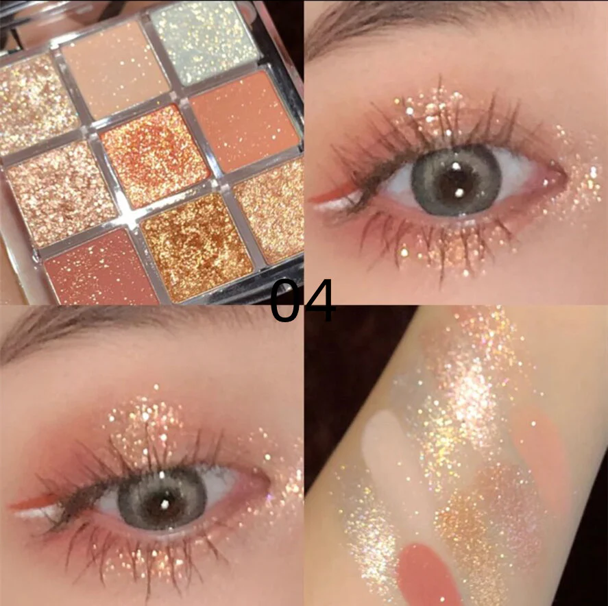 Magic Color 9 Color Eyeshadow Palette   HA0261 - Image 6