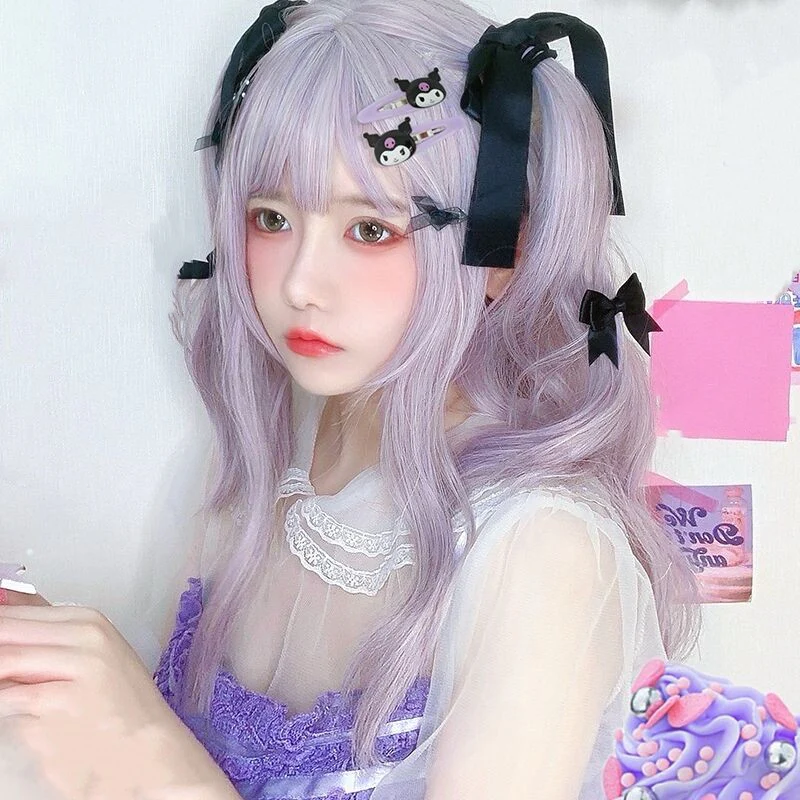 Medium and long curly cute girl wig HA1277 - Image 4