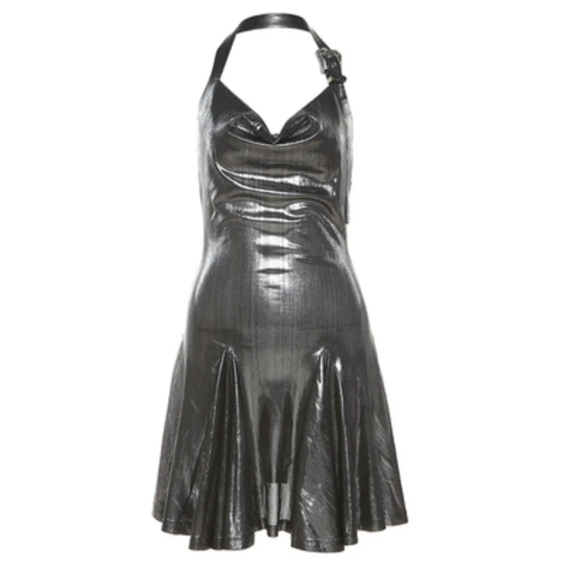 Mermaid Gloss Slim Dress   HA1961 - Image 7