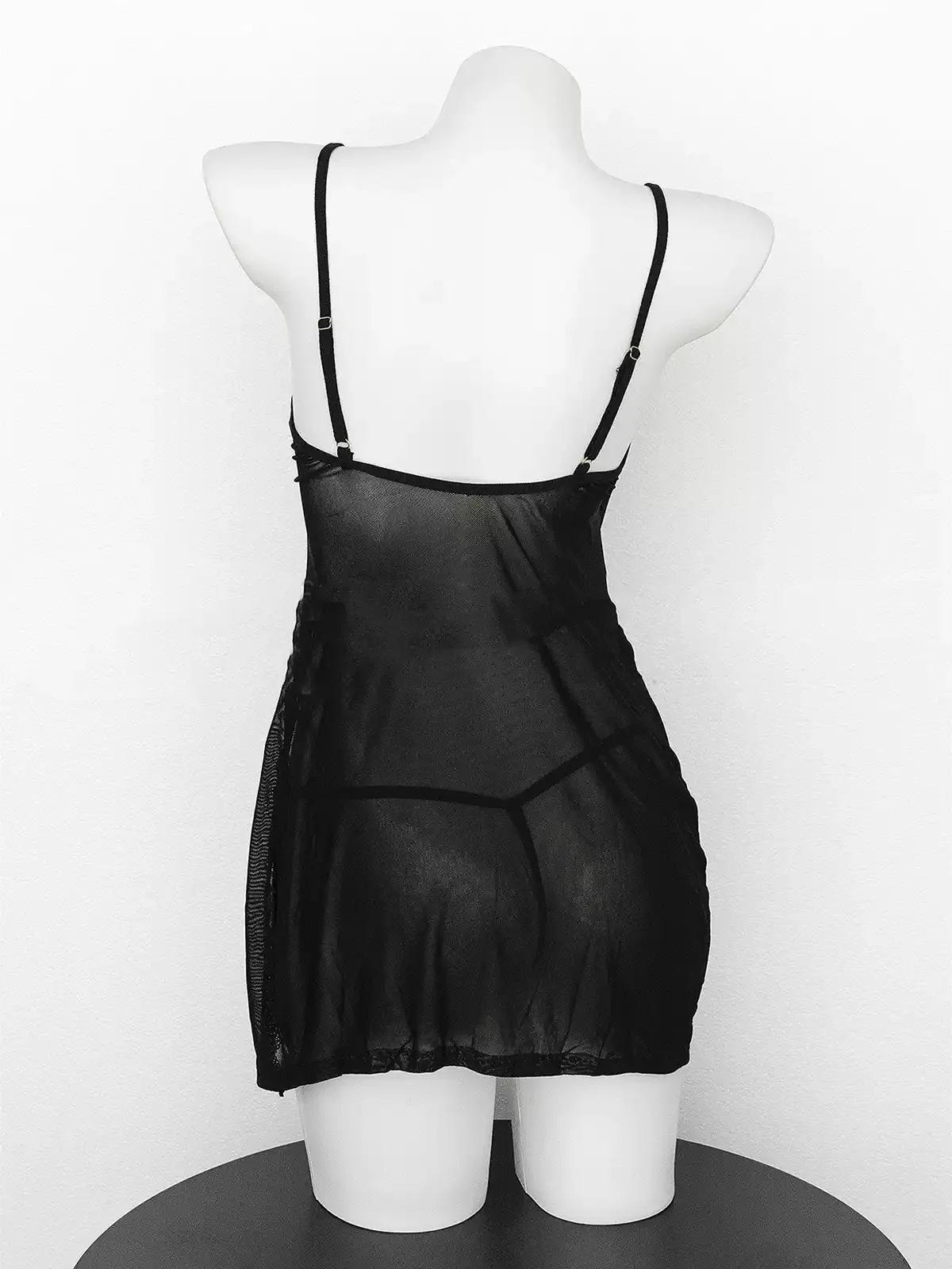 mesh silk dress HA2961 - Image 3