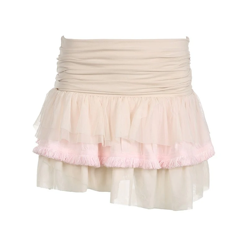 Mesh skirt cake a-line skirt HA1959 - Image 5