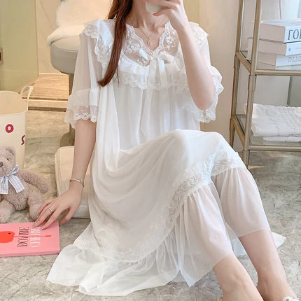 Mesh Sweet Homewear Dress   HA0724 - Image 3