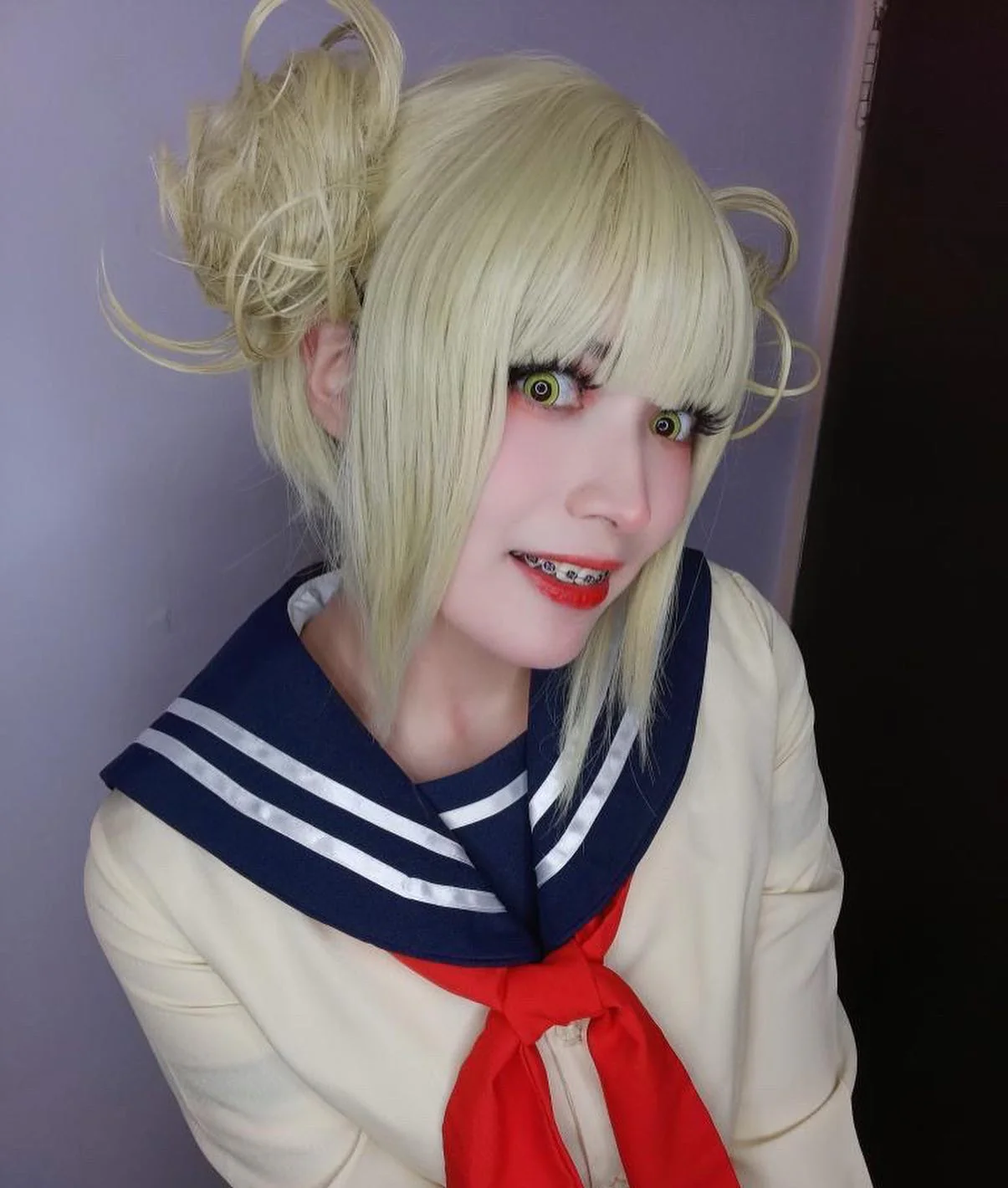 Milk blonde cos wig HA0712 - Image 4