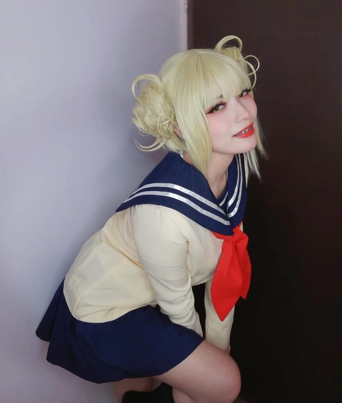 Milk blonde cos wig HA0712 - Image 5