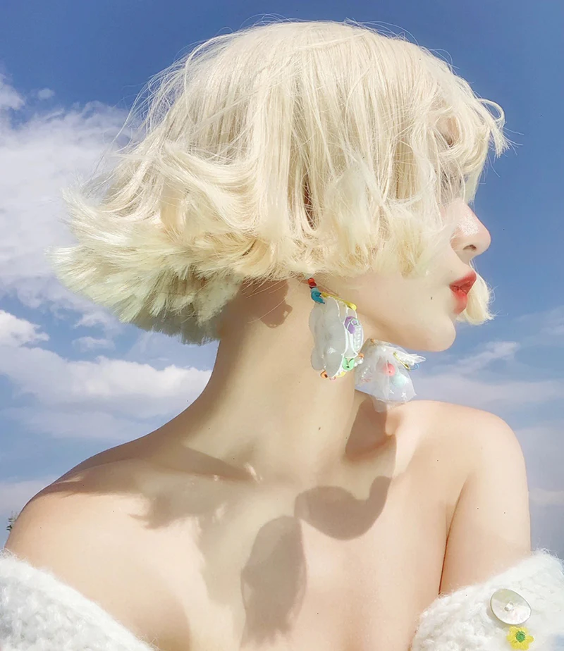 Milk Platinum Bob  HA0297 - Image 3