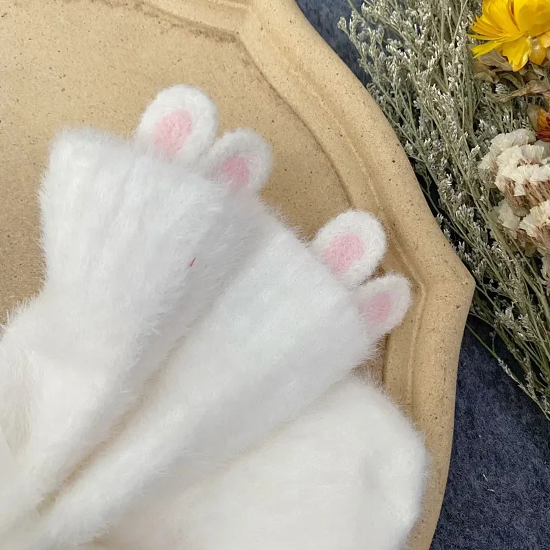 Mink fleece coral fleece socks   HA1158 - Image 2
