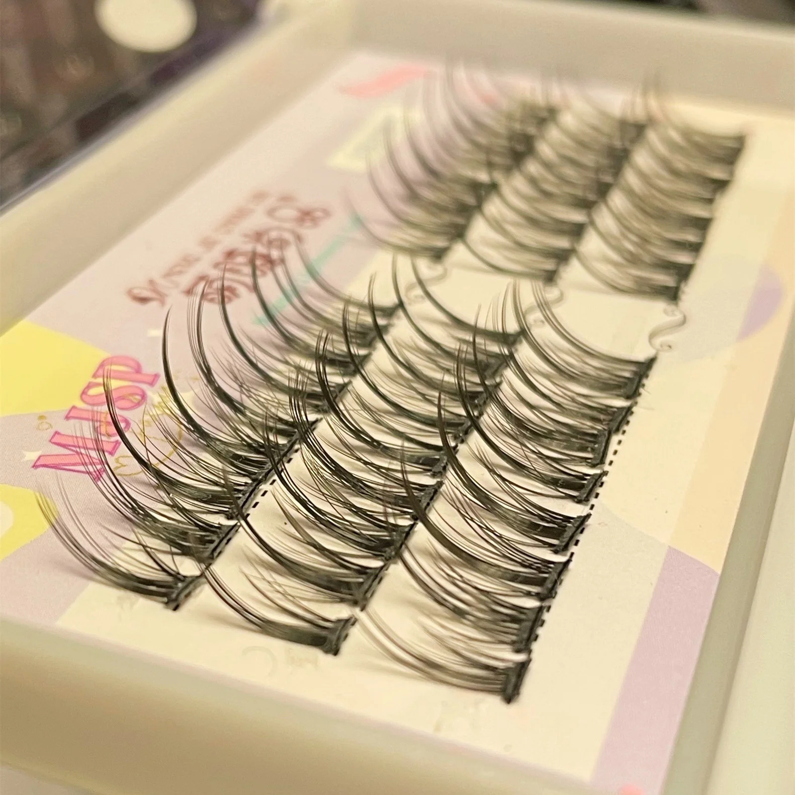 Mink Hair Segmented Little Devil False Eyelashes    HA0651 - Image 4