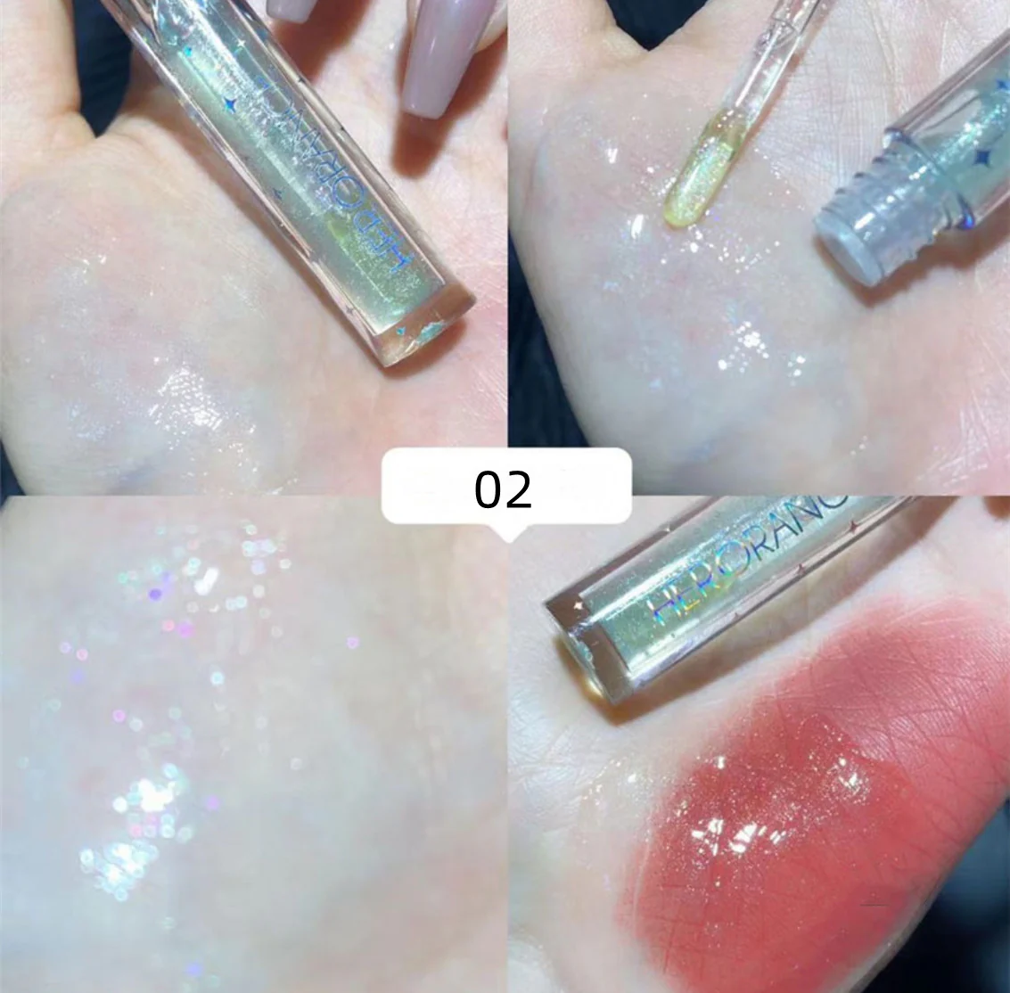 Mirror water glossy lip gloss 4-pack HA0105 - Image 7