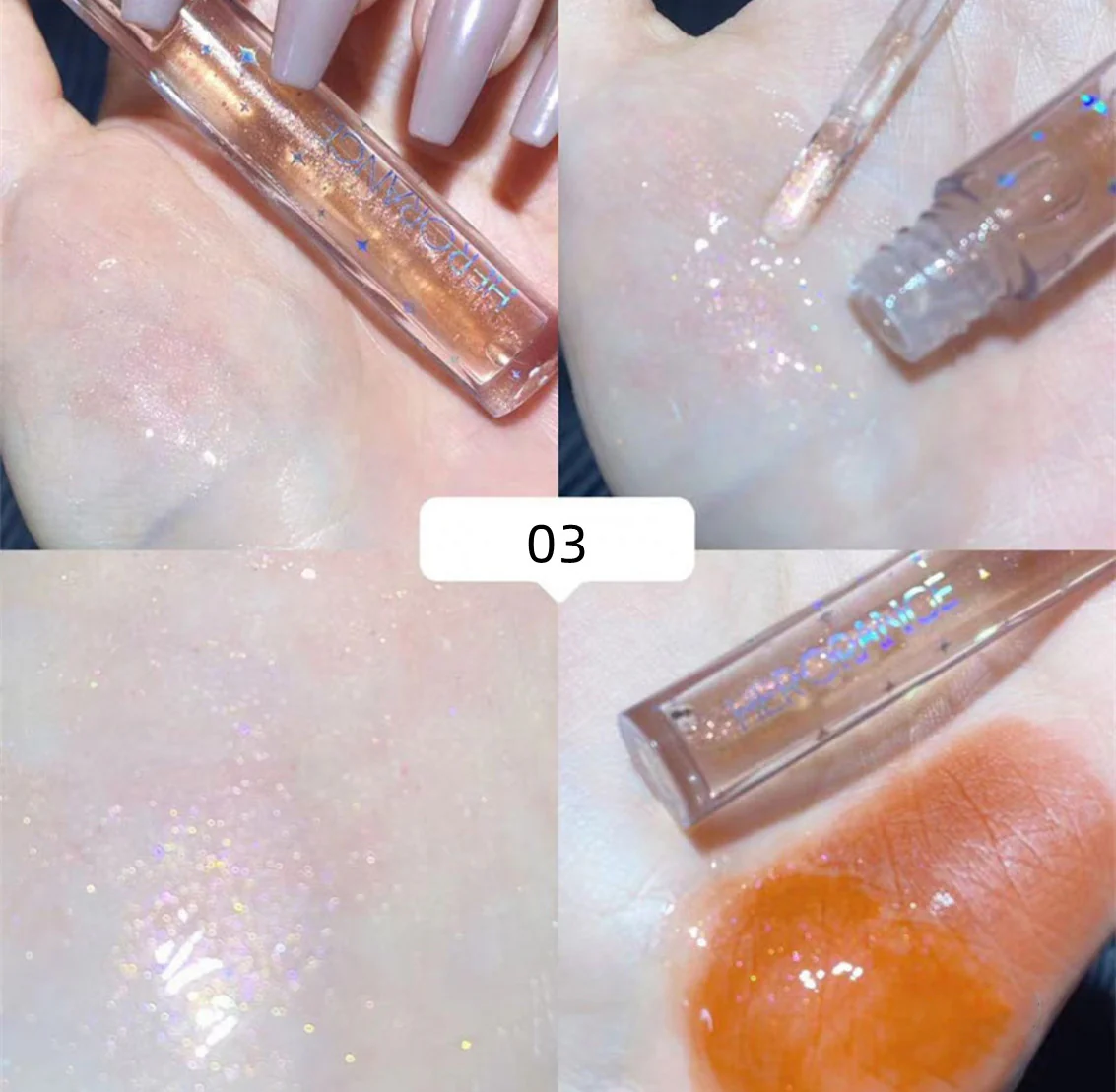 Mirror water glossy lip gloss 4-pack HA0105 - Image 8