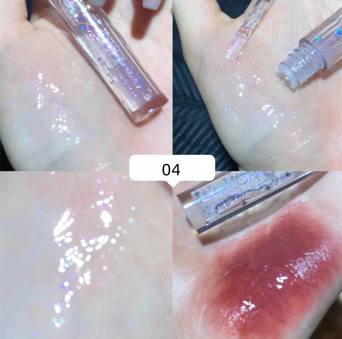 Mirror water glossy lip gloss 4-pack HA0105 - Image 9