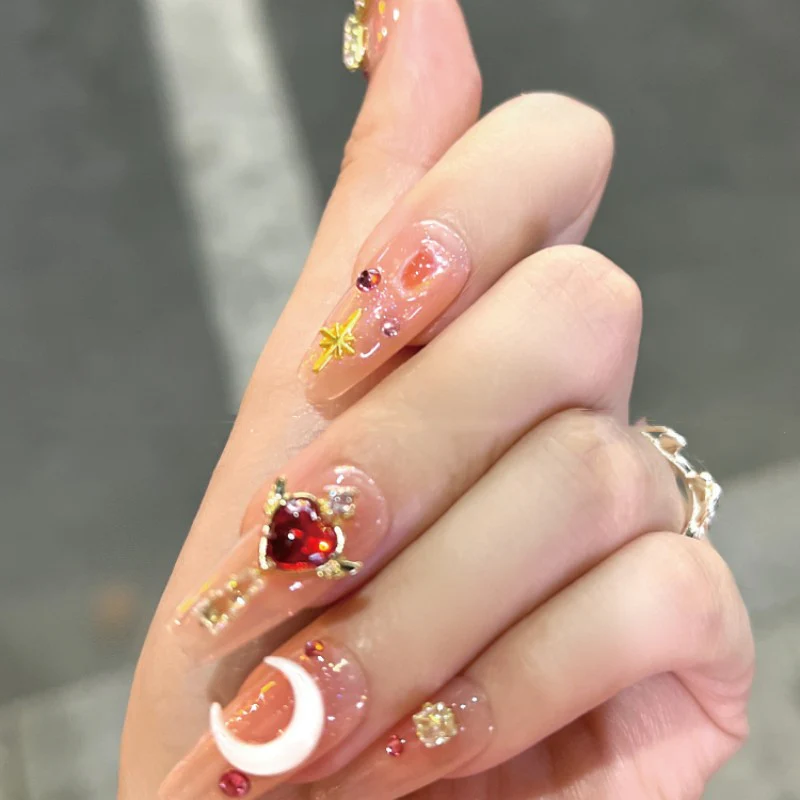 Moon Scepter Love Wings Nail Art HA1590 - Image 3