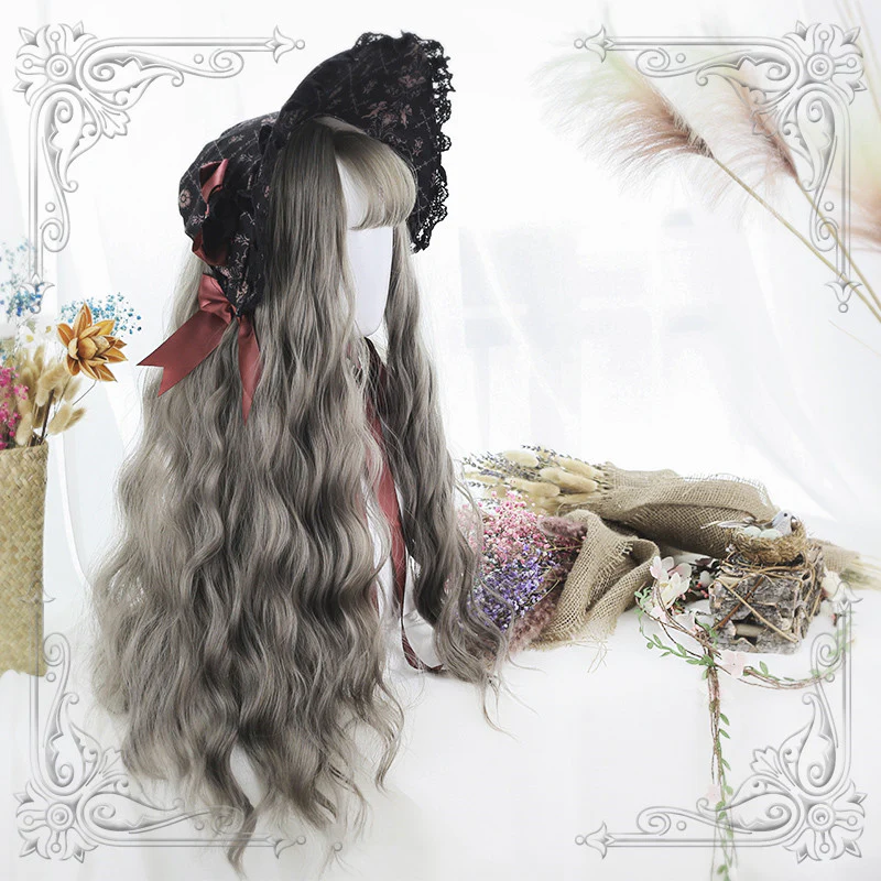 Mori soft girl water pattern curly wig    ha0468 - Image 2
