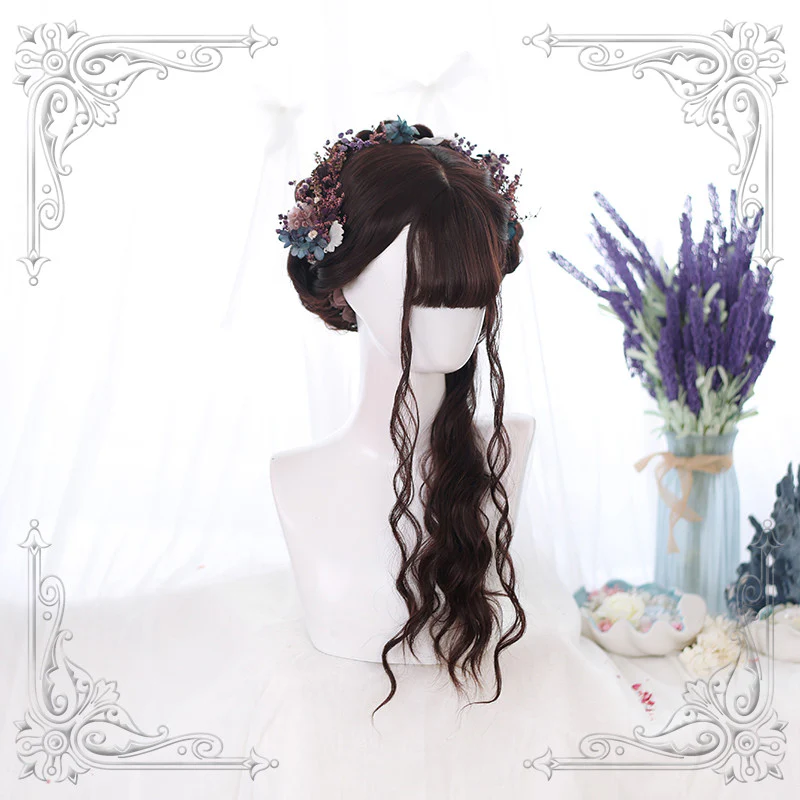 Mori soft girl water pattern curly wig    ha0468 - Image 3
