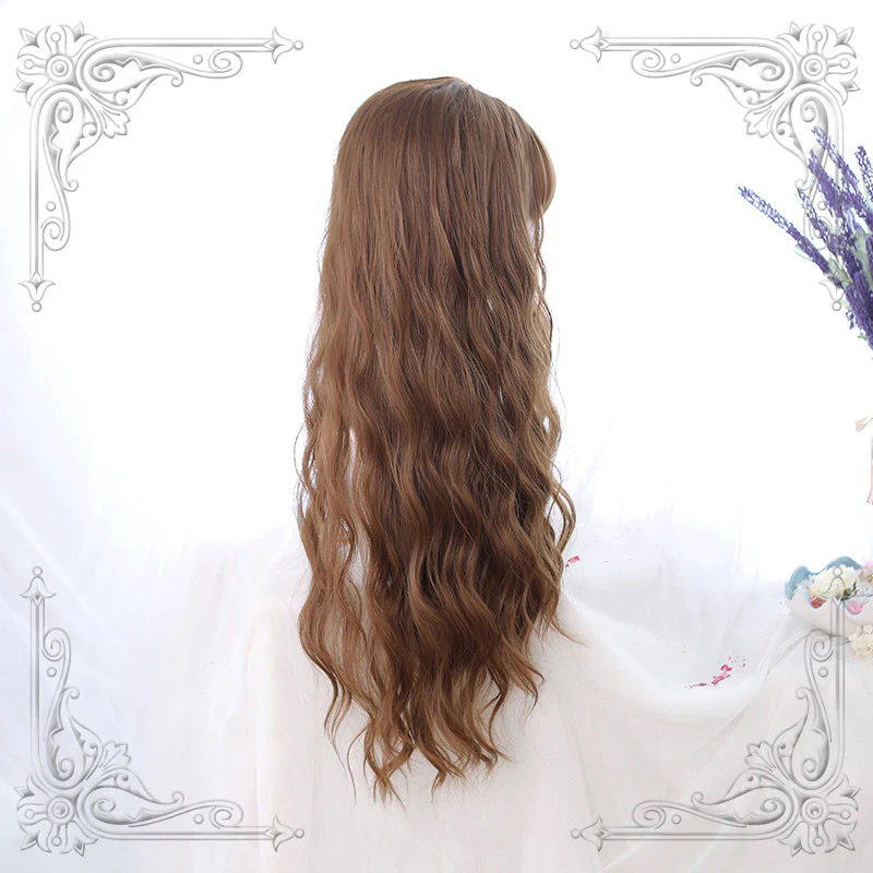 Mori soft girl water pattern curly wig    ha0468 - Image 6