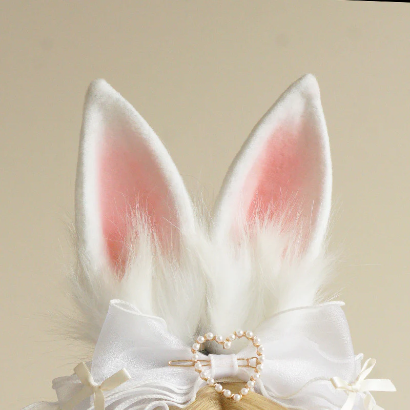Multicolor Plush Simulation Rabbit Ears  HA0706 - Image 2