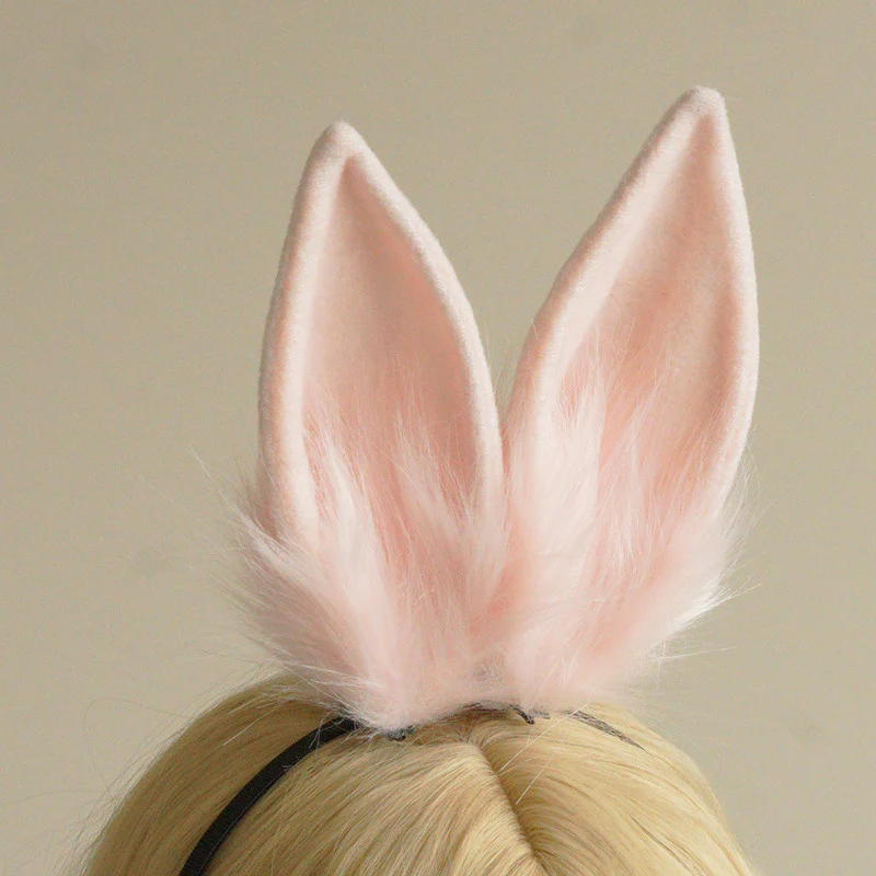 Multicolor Plush Simulation Rabbit Ears  HA0706 - Image 3