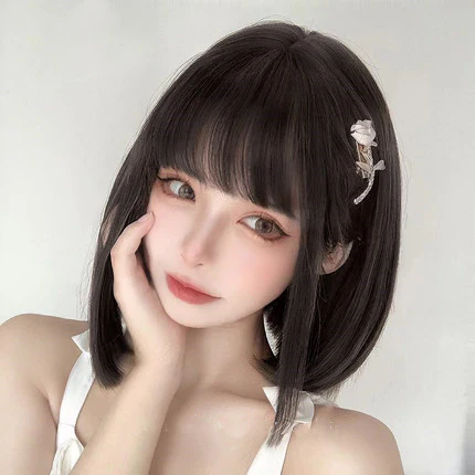 Natural bangs for short hair   HA0240 - Image 3