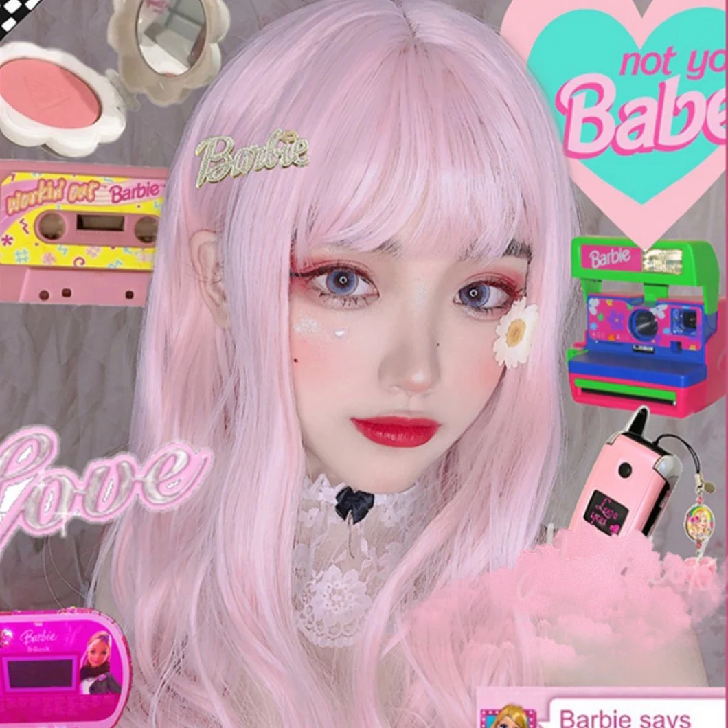 Natural cute fluffy colorful big waves HA0817 - Image 3