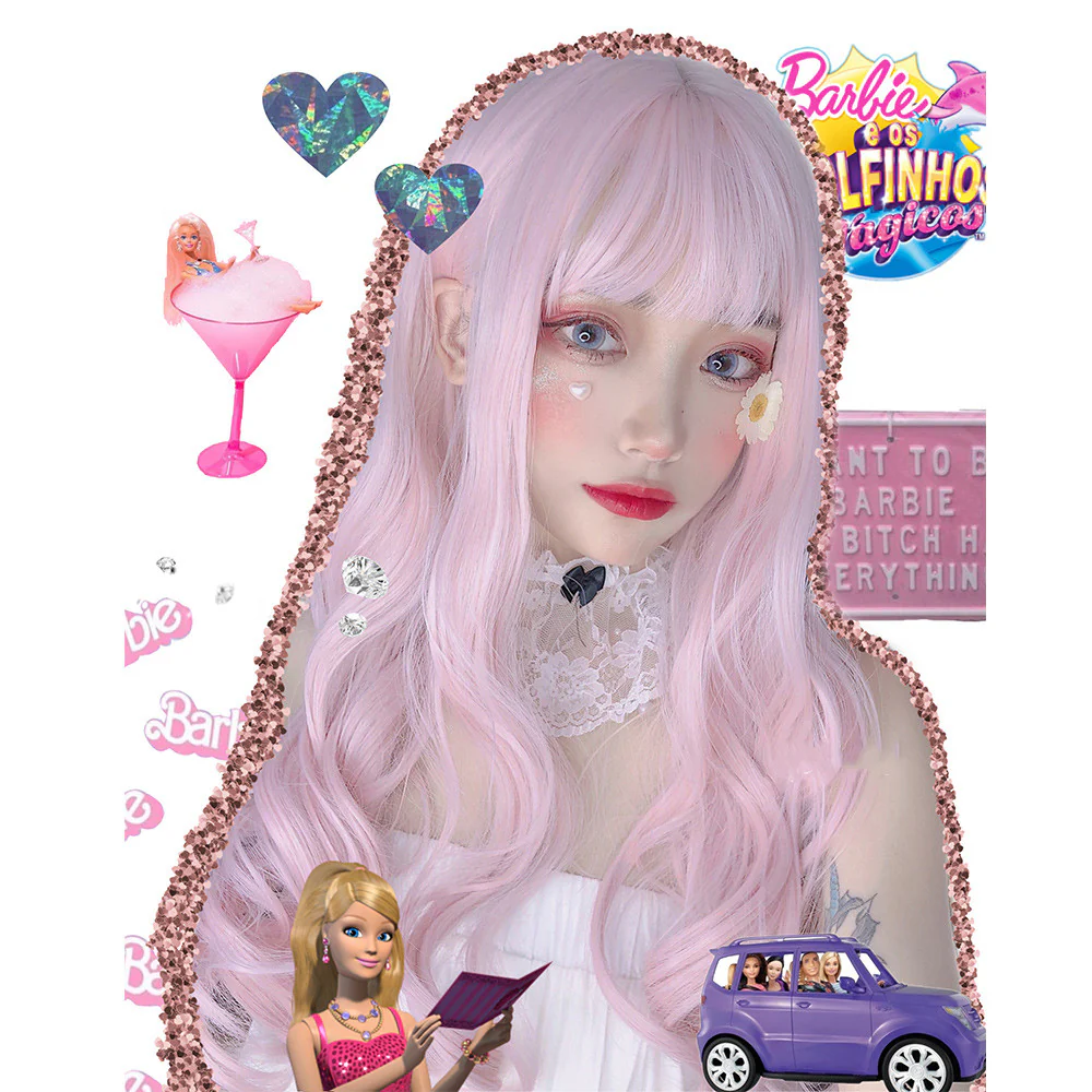 Natural cute fluffy colorful big waves HA0817 - Image 5