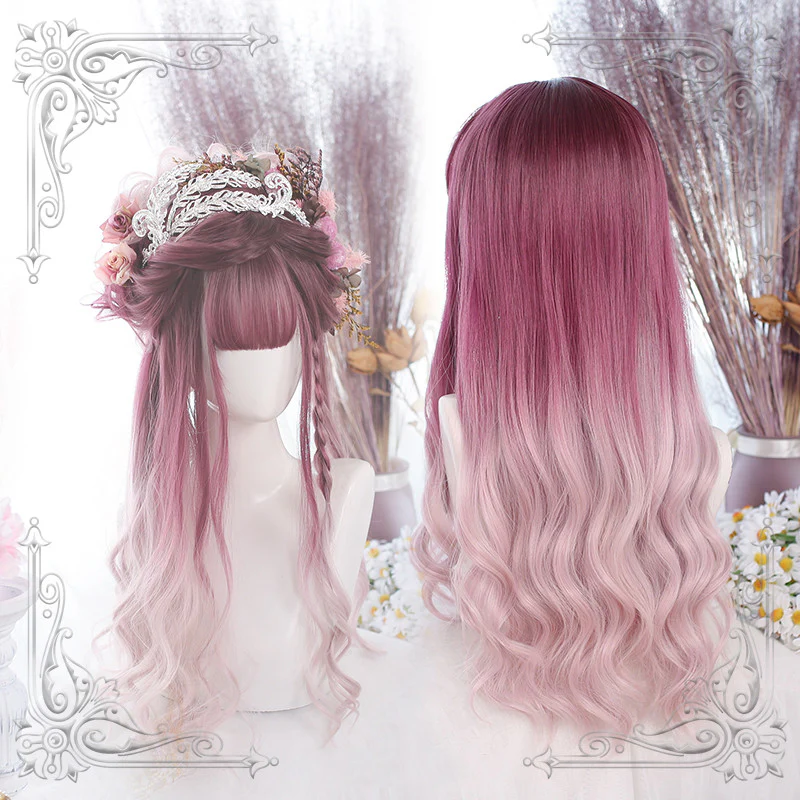 Natural gradient gentle volume long curly hair HA0460 - Image 3