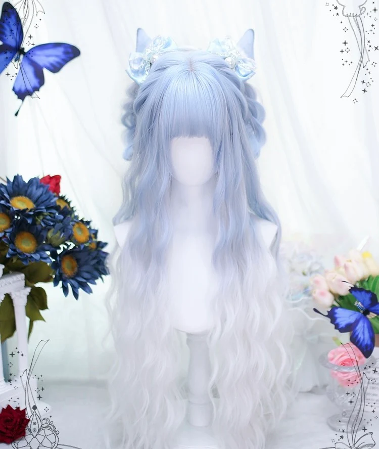 Natural gradient long curly wig HA2532 - Image 4