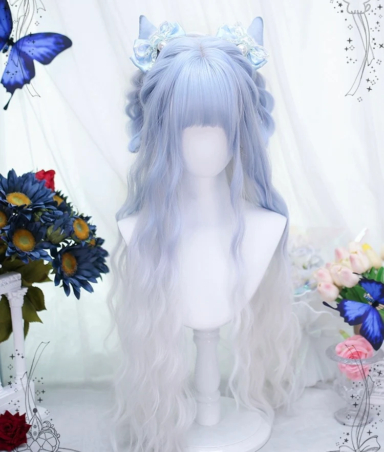 Natural gradient long curly wig HA2532 - Image 5