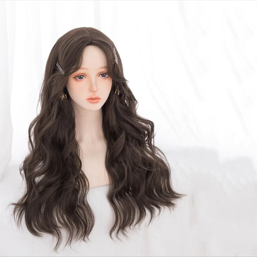 Natural long curly hair with big waves  HA0074 - Image 2