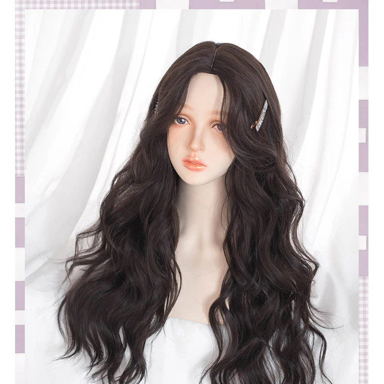Natural long curly hair with big waves  HA0074 - Image 3