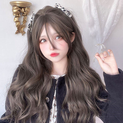 Natural oblique bangs female long roll   HA0246 - Image 2