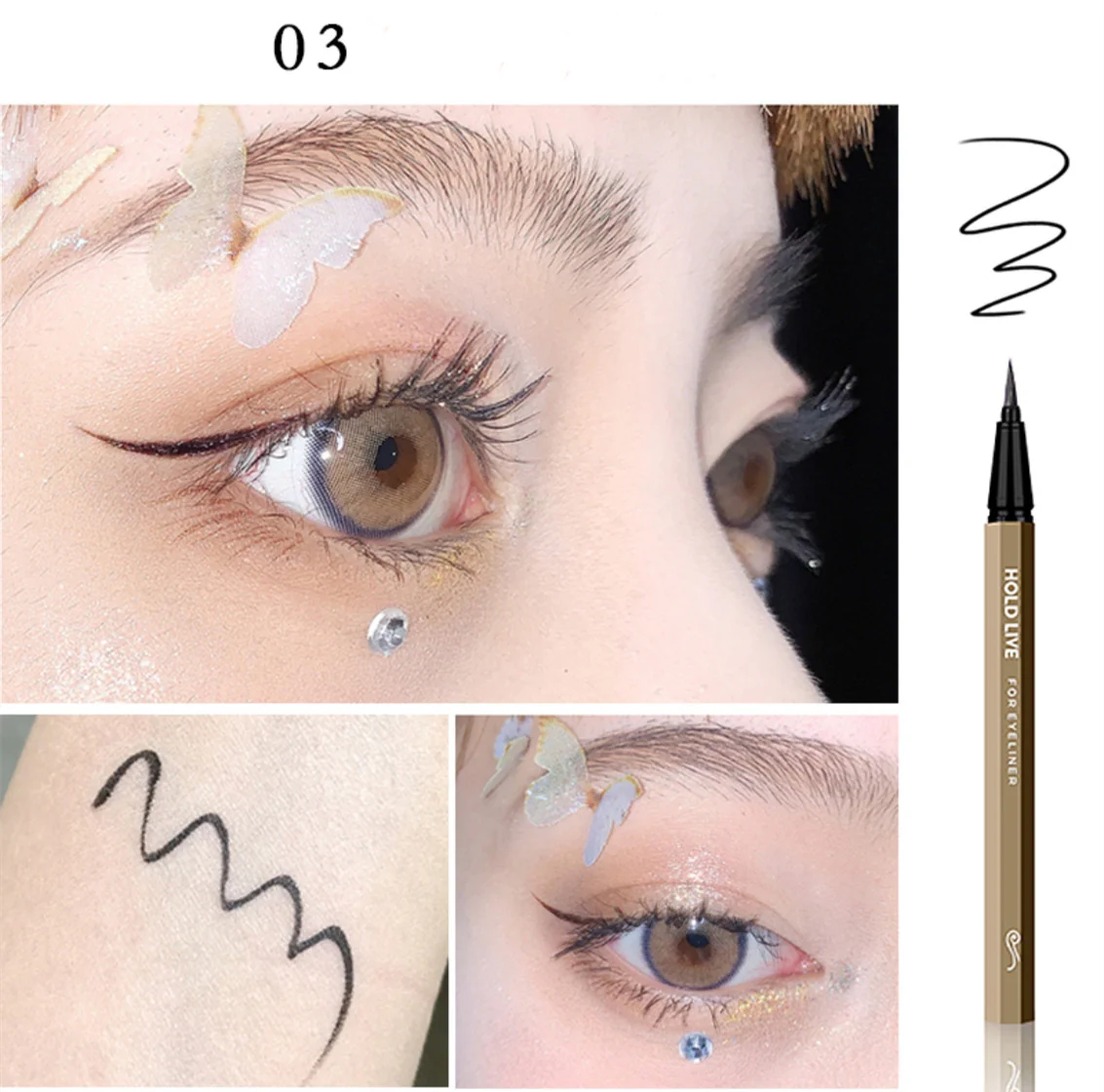 Natural Superfine Color Liquid Eyeliner Pencil  HA0092 - Image 4