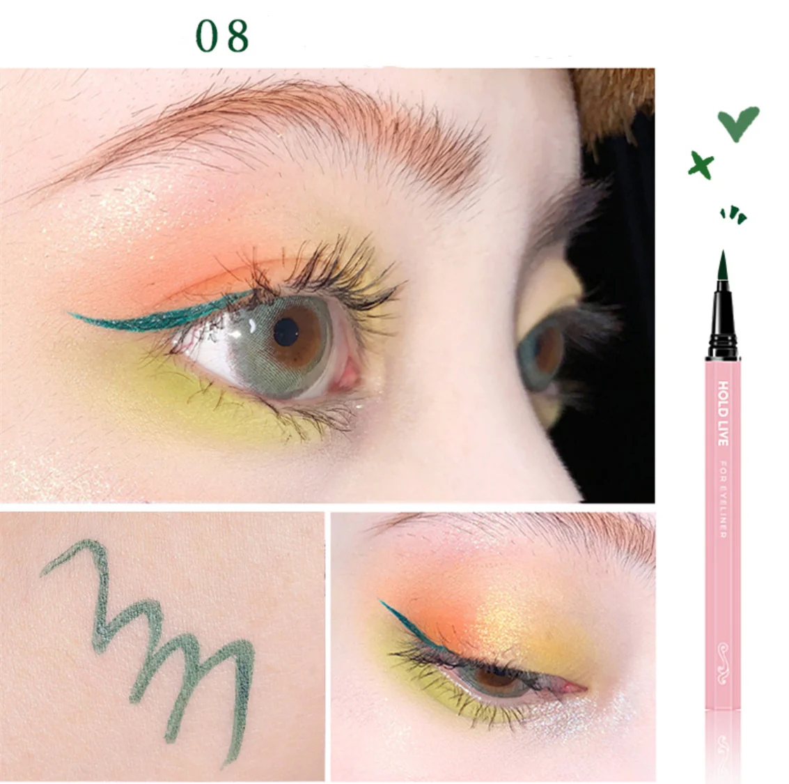 Natural Superfine Color Liquid Eyeliner Pencil  HA0092 - Image 9