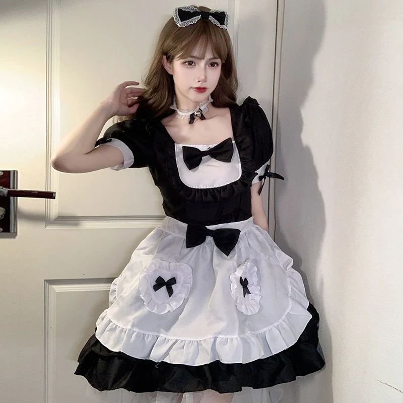 New Year red cosplay maid  HA1487 - Image 3