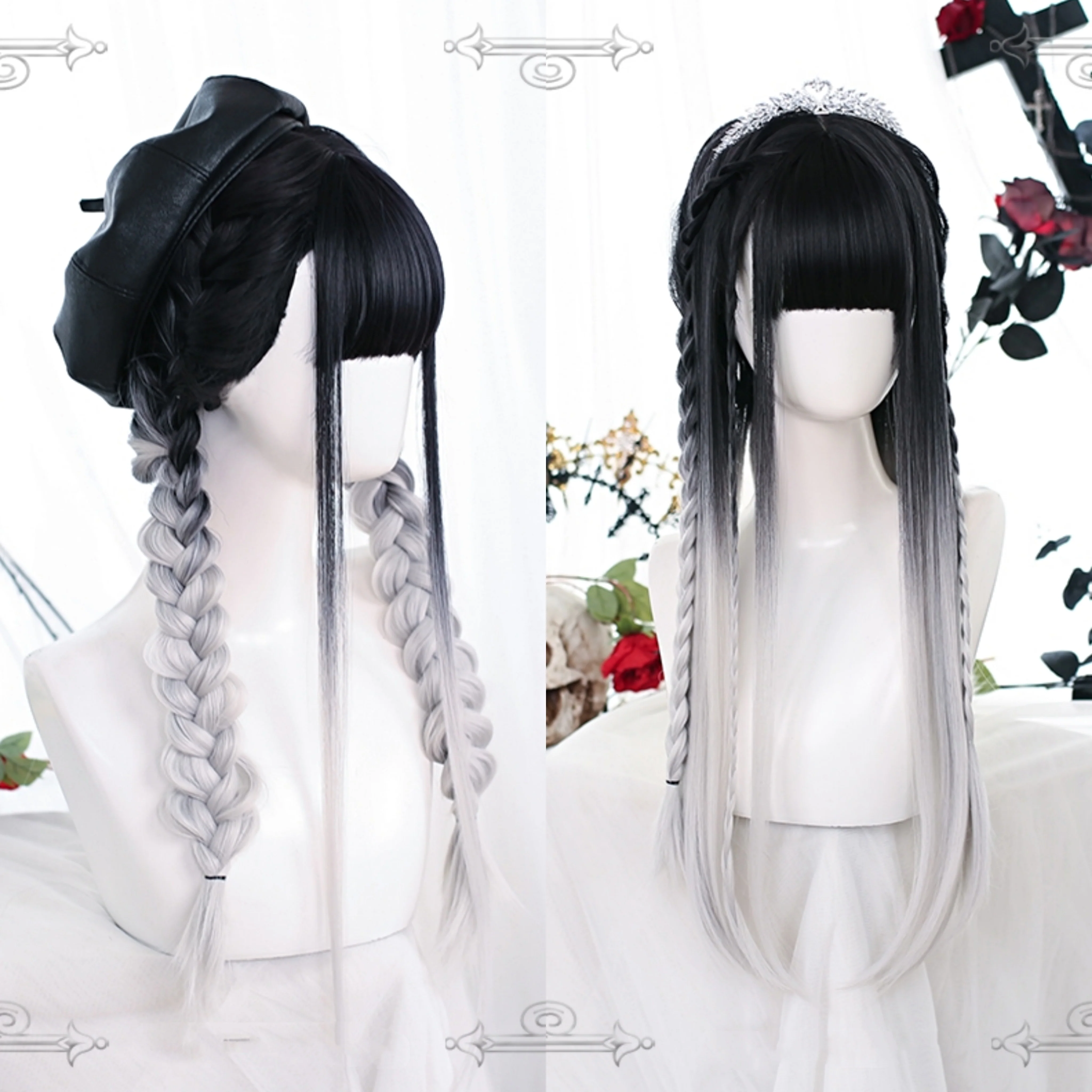 Nightmare gradient long straight hair HA0475 - Image 3
