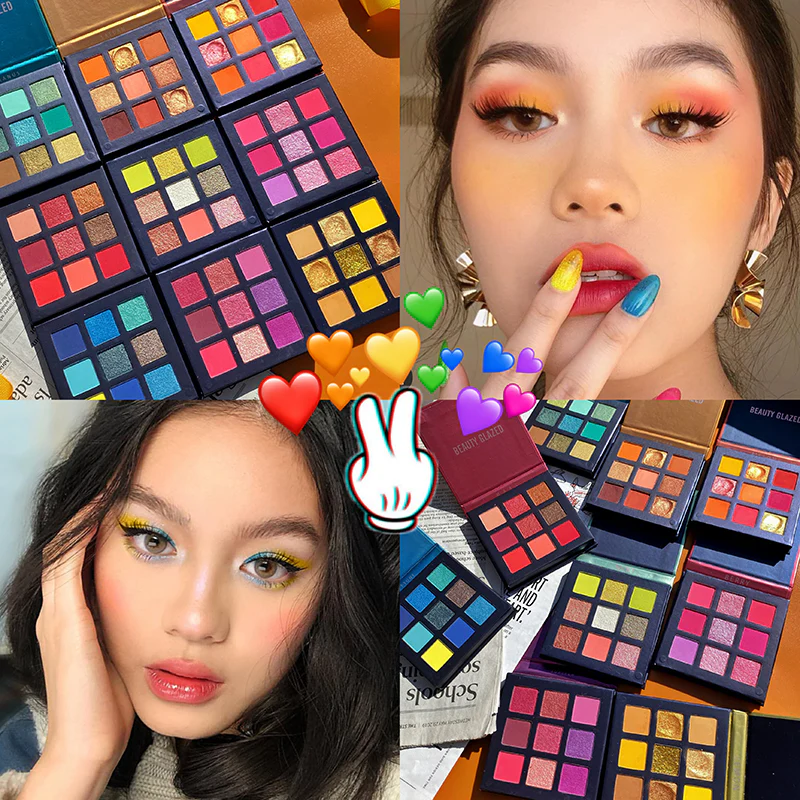 Nine Color Eyeshadow Palette   HA0127 - Image 3