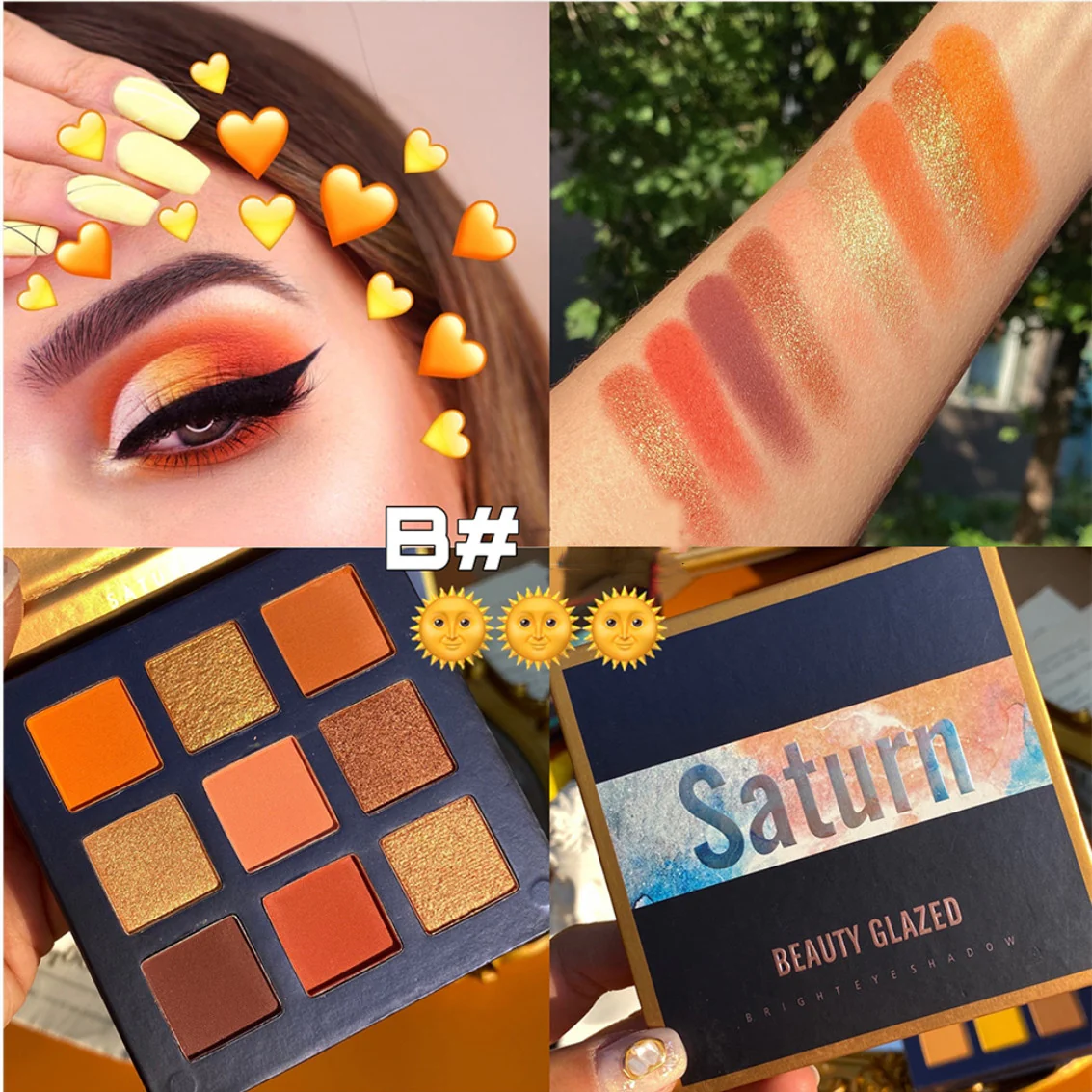 Nine Color Eyeshadow Palette   HA0127 - Image 7