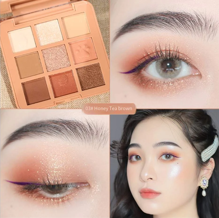 Nine-color pearlescent matte shadow plate   HA0115 - Image 8