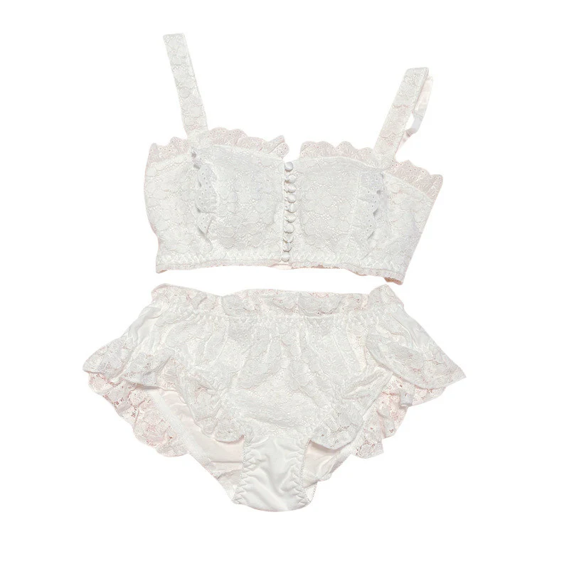 Palace Rose Cotton Underwear Bra Set    HA0650 - Image 5