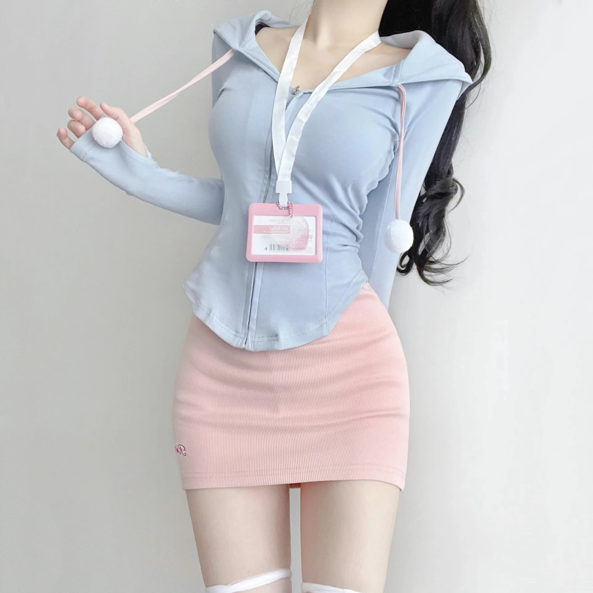 Pastel girl two-piece suit HA2303 - Image 2