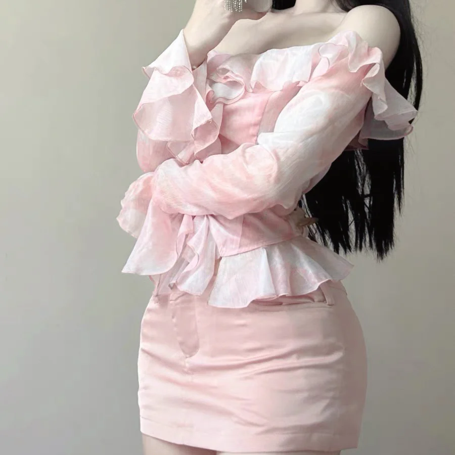 Pastel pink two-piece set HA2246 - Image 3
