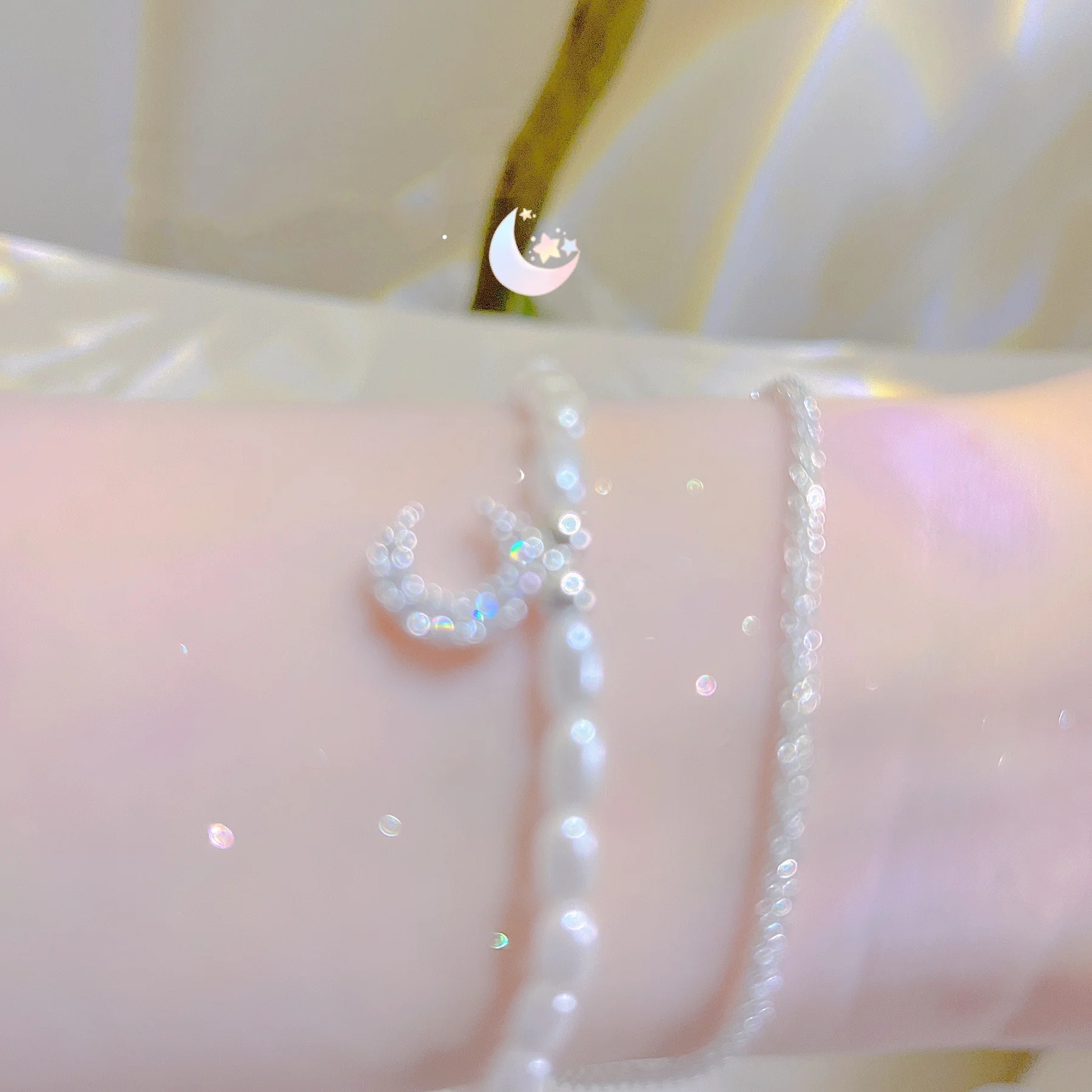 Pearl Double Moon Bracelet   HA0895 - Image 3