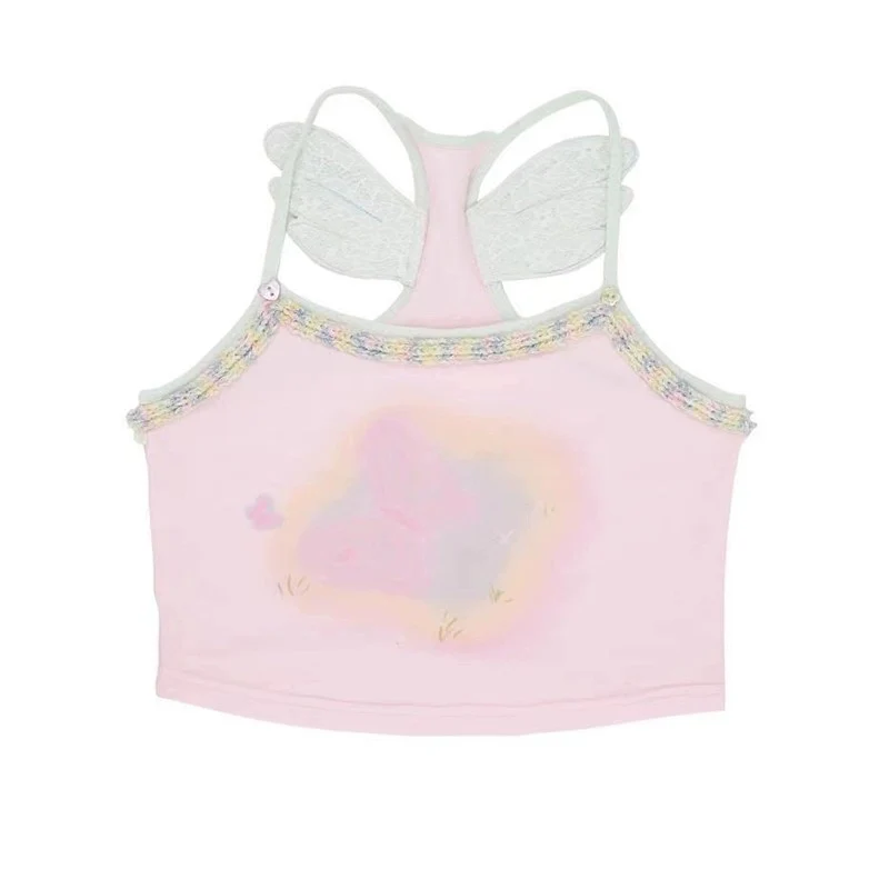 Pink Angel Wings Camisole HA1869 - Image 3