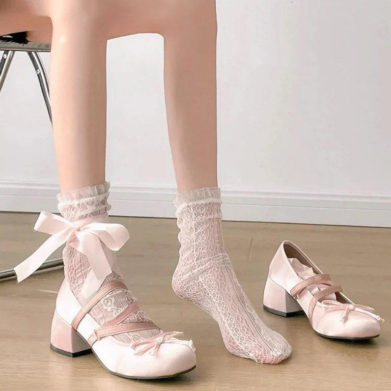 Pink ballet shoes HA2498 - Image 3