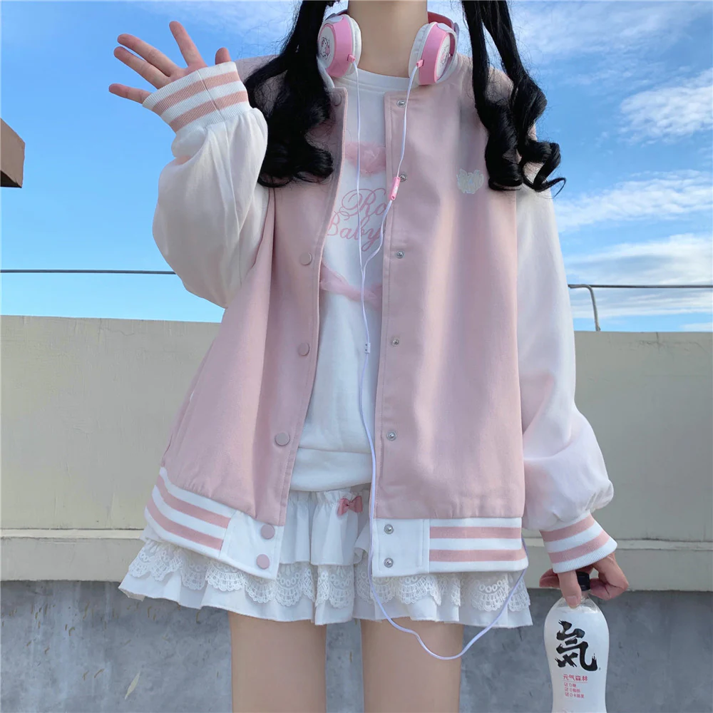 Pink baseball uniform   HA1213 - Image 2