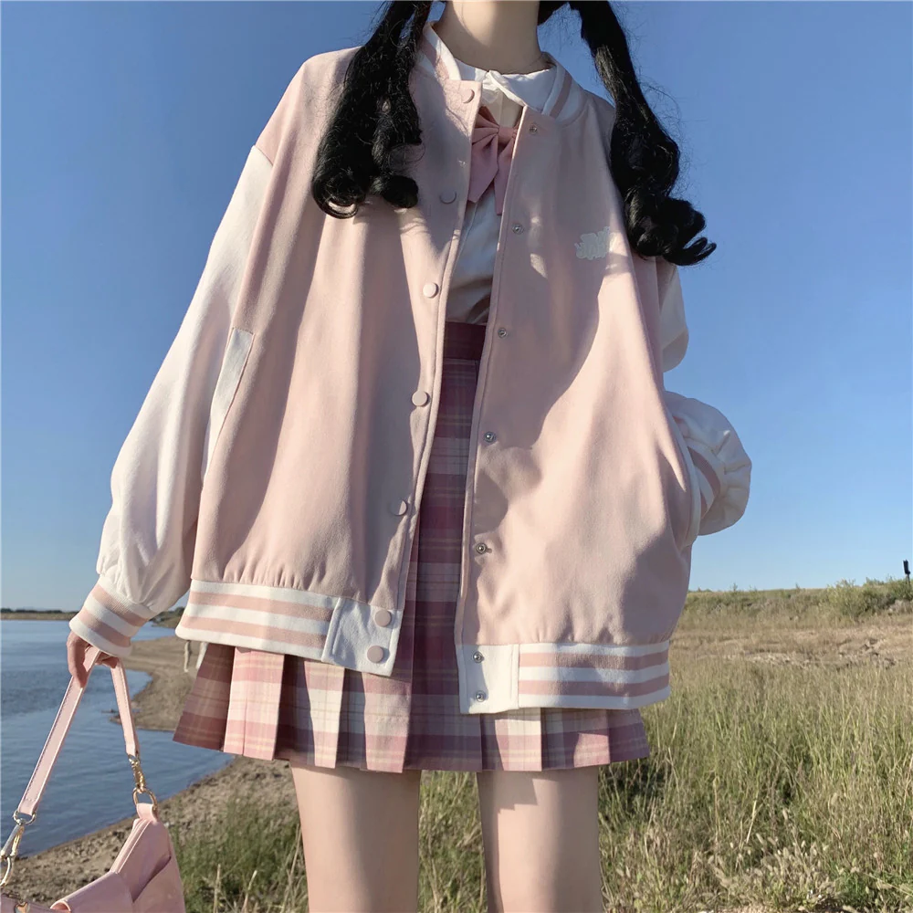 Pink baseball uniform   HA1213 - Image 3