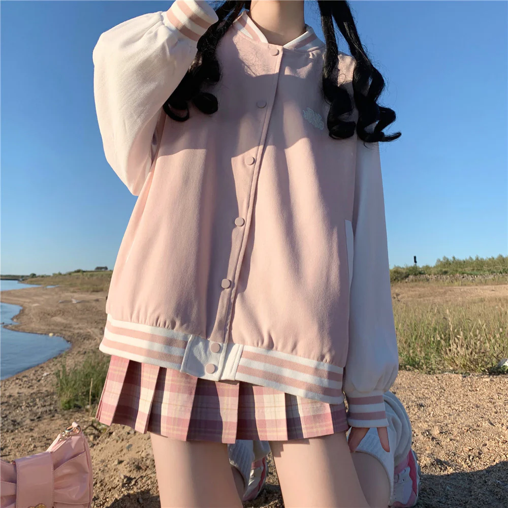Pink baseball uniform   HA1213 - Image 4